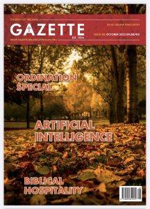 Gazette cover with Autumnal scene